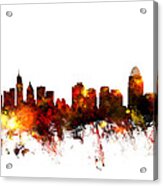 Cincinnati Ohio Skyline #1 Acrylic Print
