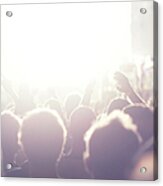 Concert Crowd #1 Acrylic Print