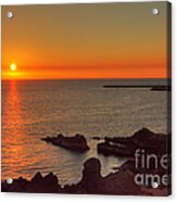 Corona Del Mar Sunset #1 Acrylic Print