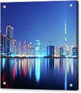Dubai Skyline #1 Acrylic Print