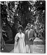 Elizabeth Taylor And Richard Burton Acrylic Print