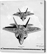 Lockheed Martin F-22 Raptor Acrylic Print