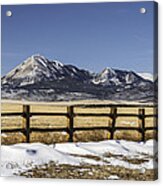 Fence Line #1 Acrylic Print