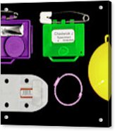 Film Badge Radiation Dosimeters #1 Acrylic Print