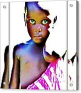 Girl W/green Eyes #1 Acrylic Print