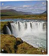 Godafoss Waterfall Acrylic Print