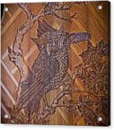 Guitar Carving - Bali #1 Acrylic Print