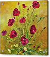 Happy Poppies #2 Acrylic Print