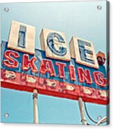 Ice Skating #2 Acrylic Print
