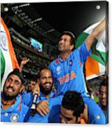 India V Sri Lanka - 2011 Icc World Cup Final #1 Acrylic Print