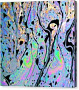 Interference Pattern Of Oil On Water #1 Acrylic Print