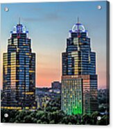 King And Queen Buildings Acrylic Print