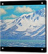 Lake Tahoe After The Storm Triptych #1 Acrylic Print