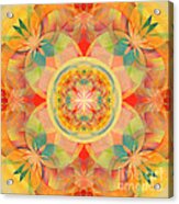 Lotus Mandala #1 Acrylic Print