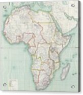 Map Of Africa #1 Acrylic Print