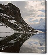 Matterhorn Reflection From Riffelsee Lake #1 Acrylic Print