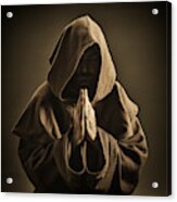 Monk Praying #1 Acrylic Print