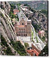 Montserrat Monastery From Above #1 Acrylic Print