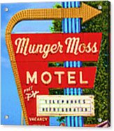Munger Moss Motel #2 Acrylic Print