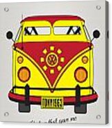 My Superhero-vw-t1-iron Man #1 Acrylic Print