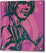 Neil Young Pop Artsketch Portrait Poster #1 Acrylic Print