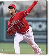 New York Yankees V Los Angeles Angels #1 Acrylic Print