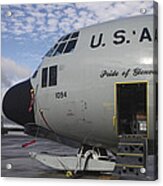 Nose Cone Detail On A Lc-130h Aircraft #1 Acrylic Print