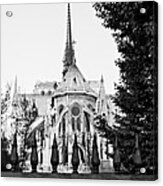 Notre Dame Cathedral From Behind - Paris #2 Acrylic Print