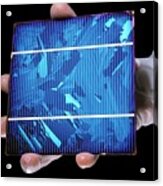 Photovoltaic Cell Manufacturing Acrylic Print