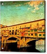 Ponte Vecchio 01 #1 Acrylic Print