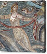 Roman Mosaic In The Bardo Museum #1 Acrylic Print