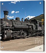 Silverton Station Engine 480 On The Durango And Silverton Narrow Gauge Rr Acrylic Print