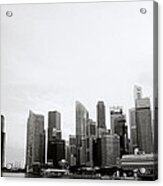Singapore Skyline Acrylic Print