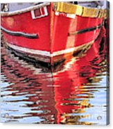 Skiff Water Reflections Acrylic Print