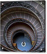 Spiral Staircase At The Vatican #1 Acrylic Print