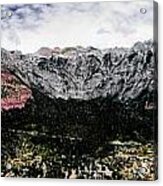 Telluride From The Air #2 Acrylic Print