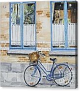 The Blue Bicycle #1 Acrylic Print