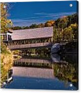 The Quechee Bridge.  #1 Acrylic Print