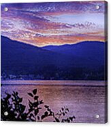 Twilight On Lake George Acrylic Print