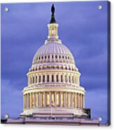 Usa, Washington Dc, Cupola Of Capitol #1 Acrylic Print
