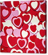 Valentines Day Hearts 3 Acrylic Print