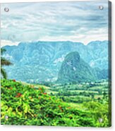 Vinales, Cuba, Landscape #1 Acrylic Print