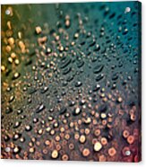 Water Drops Acrylic Print