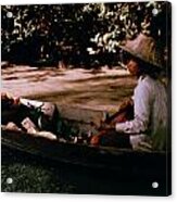 Woman In Boat #1 Acrylic Print