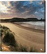 Stunning Sunrise Landscape Over Three Cliffs Bay In Wales #10 Acrylic Print