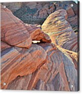 Fire Wave In Valley Of Fire #17 Acrylic Print