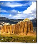 Capitol Reef National  Park Cathedral Valley Acrylic Print