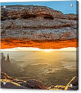 Mesa Arch Sunrise In Canyonlands National Park Acrylic Print