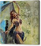 Abstract Belly Dancer 13 Acrylic Print