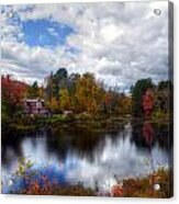 Fall Foliage In New Hampshire #16 Acrylic Print